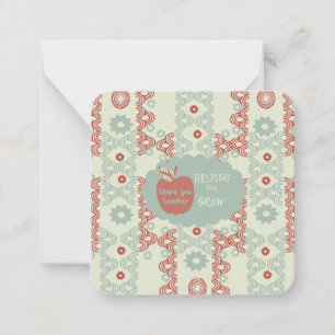 Carte De Correspondance Enseignant Merci :