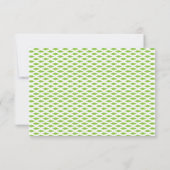 Carte De Correspondance Ensemble de dossiers verts botaniques (Dos)