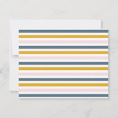 Carte De Correspondance Ensemble de papeterie Arc-en-ciel de paresseux (Dos)