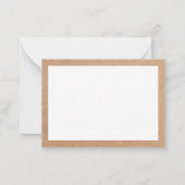 Carte De Correspondance Entreprise blanche kraft imprimée cool (Dos)