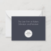 Carte De Correspondance Entreprise botanique Joie couronne de Noël (Dos)