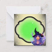 Carte De Correspondance Entrez pour un sort _ Halloween (Dos)