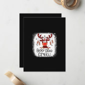 Carte De Correspondance ÉQUIPE DE BOo-Boo Cadeau (Devant/Arrière en situation)