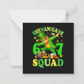 Carte De Correspondance Équipe Shenanigans (Dos)