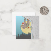 Carte De Correspondance Escalade Sloth Rock (Devant/Arrière en situation)