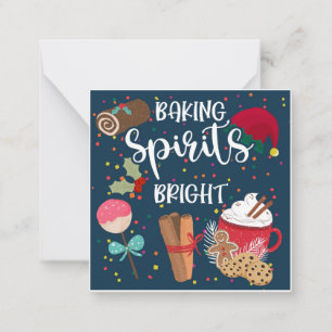 Carte De Correspondance esprits de pâtisserie lumineux panier garni fait m