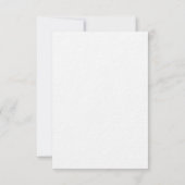 Carte de correspondance et enveloppe ultra épaisse (Dos)