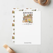 Carte De Correspondance Étanchéité du marché de l'agriculteur (Devant/Arrière en situation)