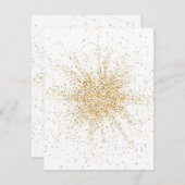 Carte De Correspondance Étoile lumineuse 2 (Devant / Derrière)