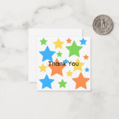 Carte De Correspondance étoile Merci (Devant/Arrière en situation)