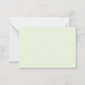 Carte De Correspondance Eucalyptus Wreath Wedding RSVP  (Dos)