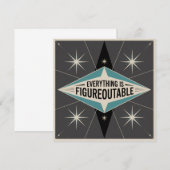 Carte De Correspondance Everything Is Figureoutable (Devant / Derrière)
