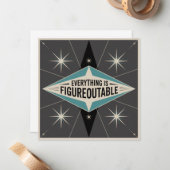 Carte De Correspondance Everything Is Figureoutable (Devant/Arrière en situation)