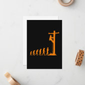 Carte De Correspondance Évolution Unique et Cool de Cadeau d'Électricien d (Devant/Arrière en situation)