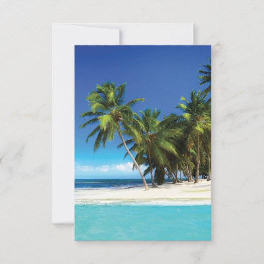 Carte De Correspondance Exotic beach throw pillow (Devant)