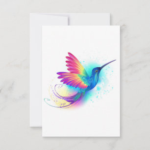 Carte De Correspondance Exotic Rainbow Hummingbird