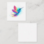 Carte De Correspondance Exotic Rainbow Hummingbird (Devant / Derrière)