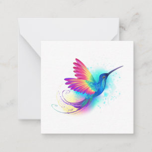Carte De Correspondance Exotic Rainbow Hummingbird