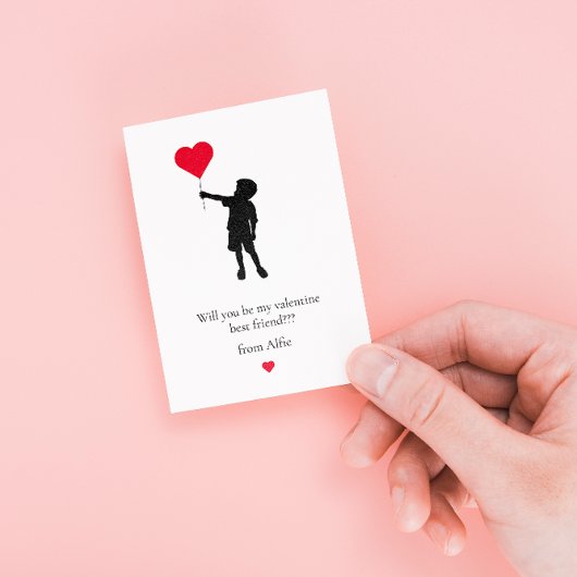 Carte De Correspondance Extra small valentines simples pour enfants