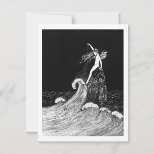 Carte De Correspondance Fairy in Fairyland Art Vintage