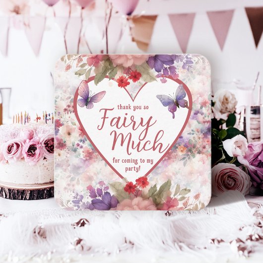 Carte De Correspondance Fairy Premier Anniversaire Mini Merci