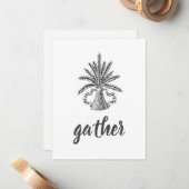 Carte De Correspondance Faisceau de blé (Devant/Arrière en situation)