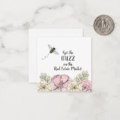 Carte De Correspondance Faites le buzz sur le marché immobilier (Devant/Arrière en situation)