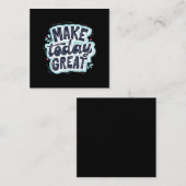 Carte De Correspondance Faites que Aujourd'hui soit Grand (Devant / Derrière)