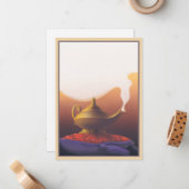 Carte De Correspondance Faites un voeu © (Devant/Arrière en situation)