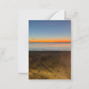 Carte De Correspondance Falmouth Massachusetts Cap Cod Coucher de soleil