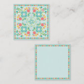 Carte De Correspondance Fantasy Floral Tile-Summer Meadow (Devant / Derrière)