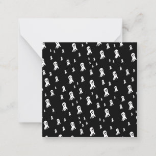 Carte De Correspondance Fantômes Sombres d'Halloween