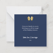 Carte De Correspondance Fée Noël Magique  (Dos)