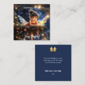 Carte De Correspondance Fée Noël Magique  (Devant / Derrière)