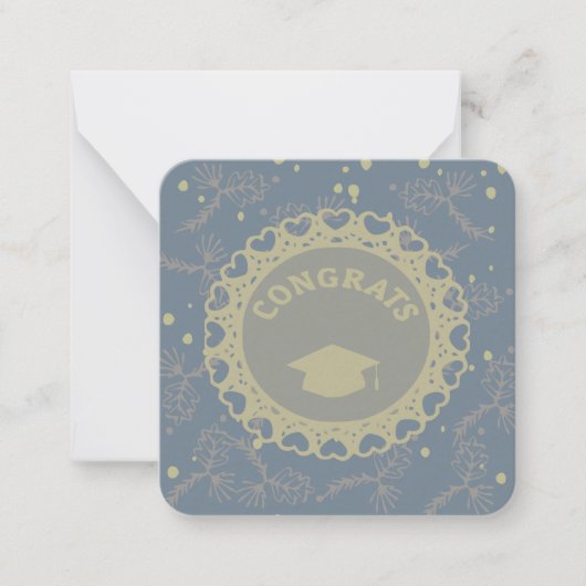 Carte De Correspondance Félicitations diplômé  (Devant)