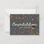 Carte De Correspondance Félicitations Vous L'Avez Fait Diplôme (Devant)