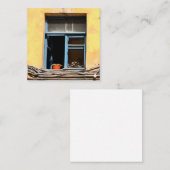 Carte De Correspondance Fenêtre à Saint-Pétersbourg (Devant / Derrière)