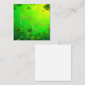 Carte De Correspondance Festive St. Patrick's Day Greys (Devant / Derrière)