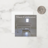 Carte De Correspondance Fête de la musique (Devant/Arrière en situation)