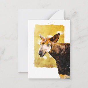 Carte De Correspondance Fête de la Saint-Valentin de l'école Okapi Sourire