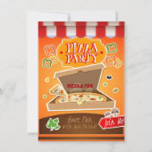 Carte De Correspondance Fête de Pizza (Devant)