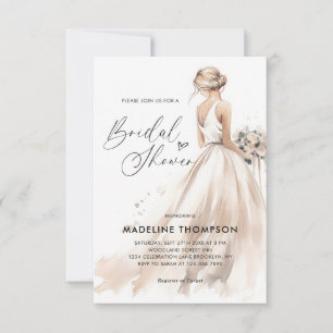 Carte De Correspondance FÊTE DES MARIÉES Élégante Mariage de mariée BUDGET