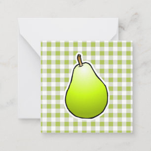 Carte De Correspondance Fête des Mères Poire Verte