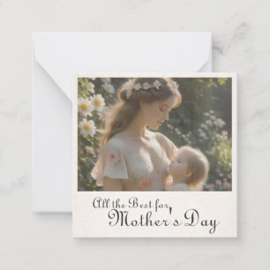 Carte De Correspondance Fête des Mères - Un Jardin Adorable