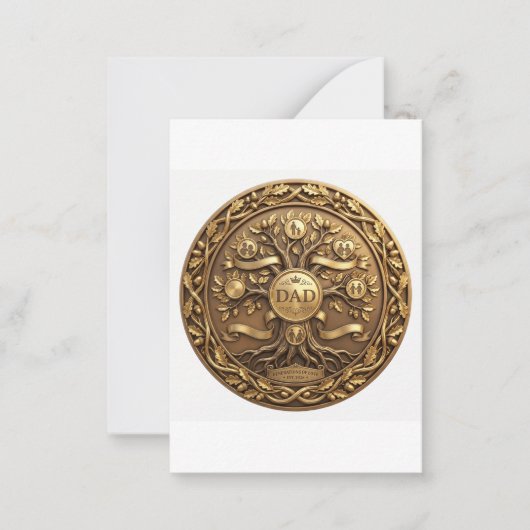 Carte De Correspondance Fête des Pères (Devant)