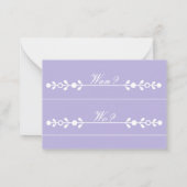Carte De Correspondance fête du jardin (Dos)