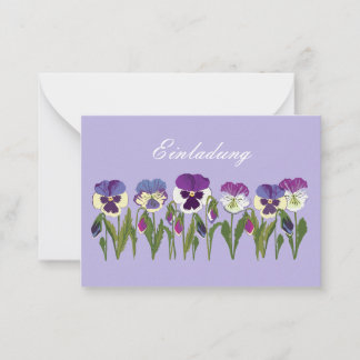 Carte De Correspondance fête du jardin