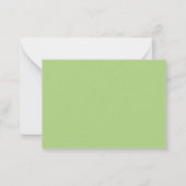 Carte De Correspondance Feuillage mixte (Dos)