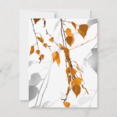 Carte De Correspondance Feuilles d'automne 2 (Dos)