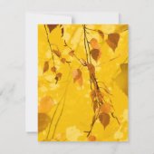 Carte De Correspondance Feuilles d'automne 3 (Dos)